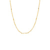 Solid Flat Bar Chain Necklace