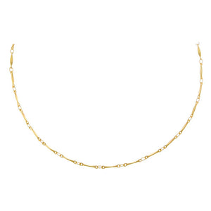 Solid Flat Bar Chain Choker