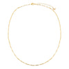 Solid Flat Bar Chain Necklace