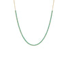 Turquoise Turquoise Half Tennis Necklace 14K - Adina Eden's Jewels