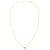  Diamond Pave X Turquoise Evil Eye Necklace 14K - Adina Eden's Jewels