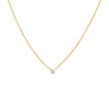 14K Gold Diamond Solitaire Pendant Necklace 14K - Adina Eden's Jewels