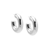 Silver / 40MM Perfect Solid Hoop Earring - Adina Eden's Jewels