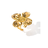 Gold Flower Statement Ring - Adina Eden's Jewels