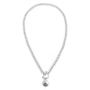  Dangling Ball Toggle Cuban Chain Necklace - Adina Eden's Jewels