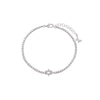 Silver Pave CZ Star Of David Tennis Bracelet - Adina Eden's Jewels