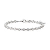 Silver CZ Bezel Multi Graduated Tennis Bracelet - Adina Eden's Jewels