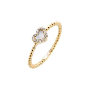 Buy 14K Gold Butterfly Ring Dainty Gold Stacking Ring Statement Online in  India 