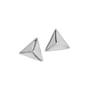  Puffy Triangle Stud Earring - Adina Eden's Jewels