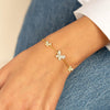  Pavé Triple Butterfly Bracelet - Adina Eden's Jewels