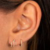  Diamond Pave Snake Cage Stud Earring 14K - Adina Eden's Jewels