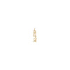 14K Gold Tiny Solid Mom Charm 14K - Adina Eden's Jewels