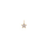 14K Gold Tiny Diamond Pave Star Charm 14K - Adina Eden's Jewels