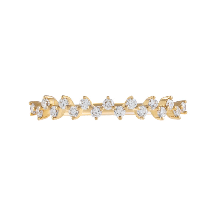  Diamond Scattered Ring 14K - Adina Eden's Jewels