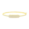  Pavé ID Link Bangle - Adina Eden's Jewels