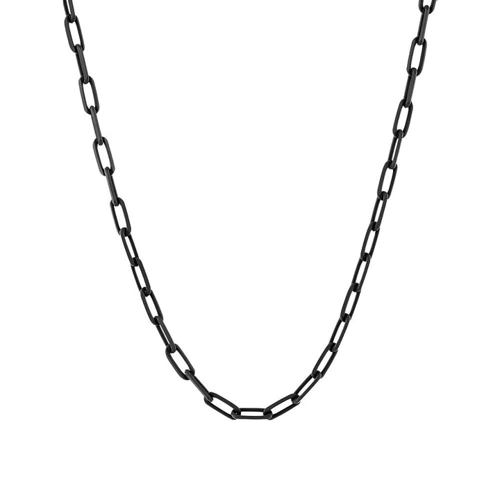  Enamel Paperclip Necklace - Adina Eden's Jewels