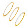 Gold The Classic Tennis Bangle Combo Set - Adina Eden's Jewels