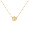  CZ Illusion Flower Necklace - Adina Eden's Jewels