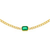  Colored Baguette Cuban Choker - Adina Eden's Jewels