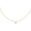 Gold / A Solid Lowercase Initial Choker - Adina Eden's Jewels