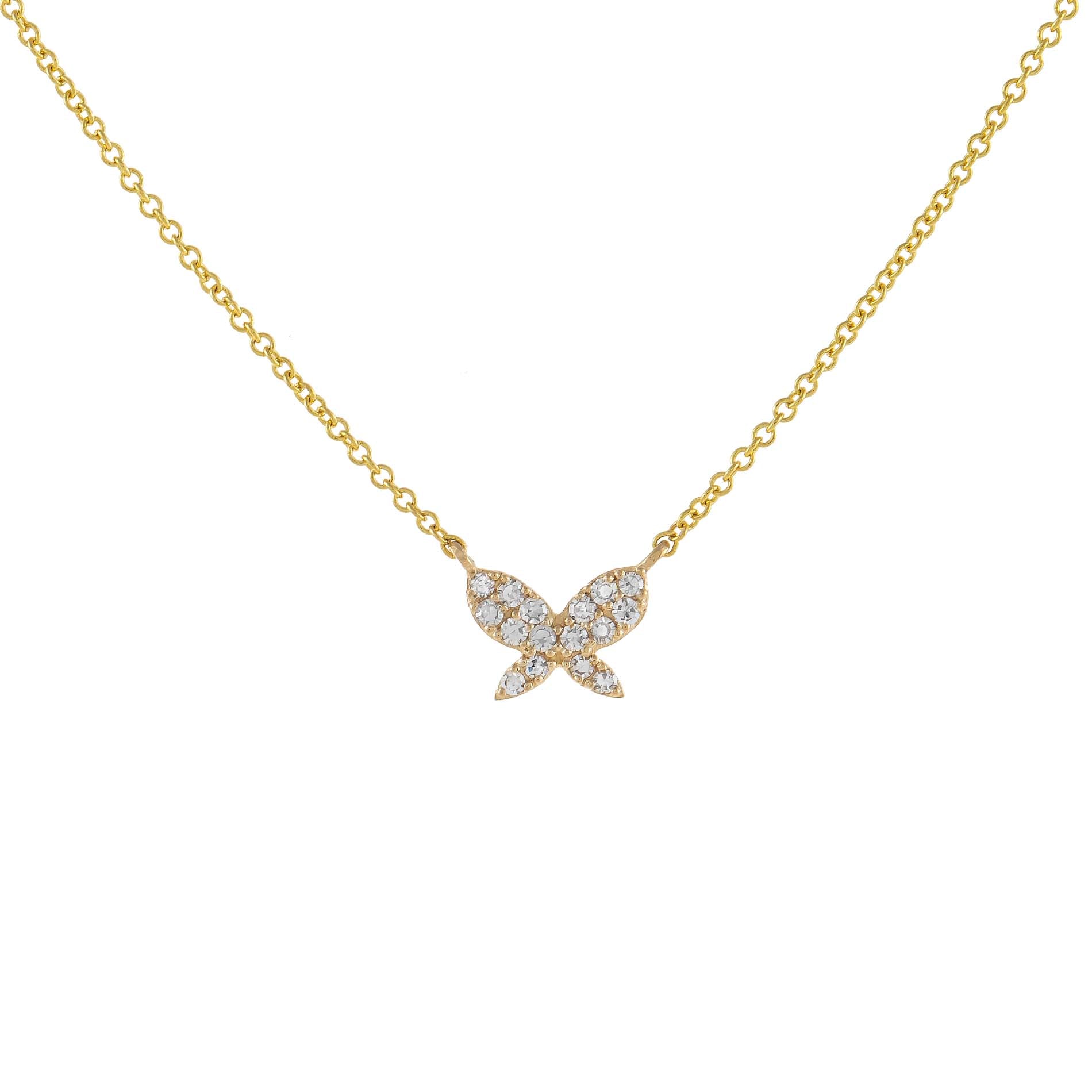 MIDEEO Dainty Butterfly Necklace for Women 14K Gold Palestine | Ubuy