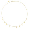  Celestial Necklace 14K - Adina Eden's Jewels