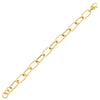 14K Gold Hollow Chunky Link Bracelet 14K - Adina Eden's Jewels