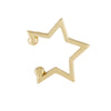 14K Gold Open Star Ear Cuff 14K - Adina Eden's Jewels