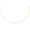  Petite Pearl X Wire Chain Necklace 14K - Adina Eden's Jewels