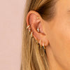  Triple CZ Stud Earring - Adina Eden's Jewels