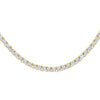 Gold / 2 MM / 22" Men's Tennis Necklace - Adina Eden's Jewels