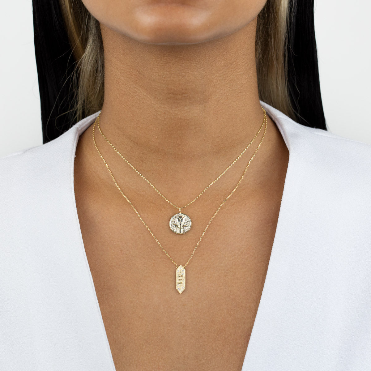 Adina's jewels clearance coin necklace