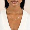  Diamond Dangling Multi Butterfly Necklace 14K - Adina Eden's Jewels