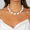  Large Pearl Toggle Necklace - Adina Eden's Jewels